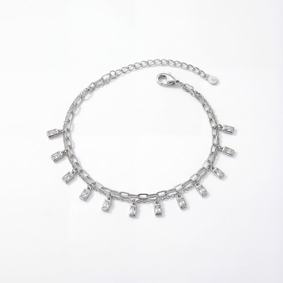 Prism Link Dangling Bracelet