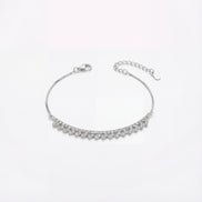 Crystal Cascade Charm Bracelet