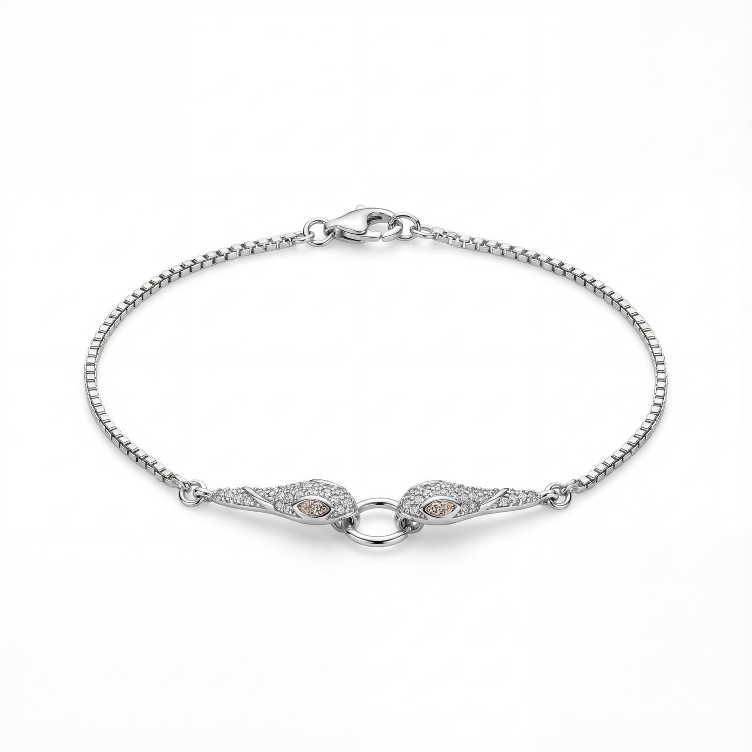 Twin Serpent Unity Bracelet