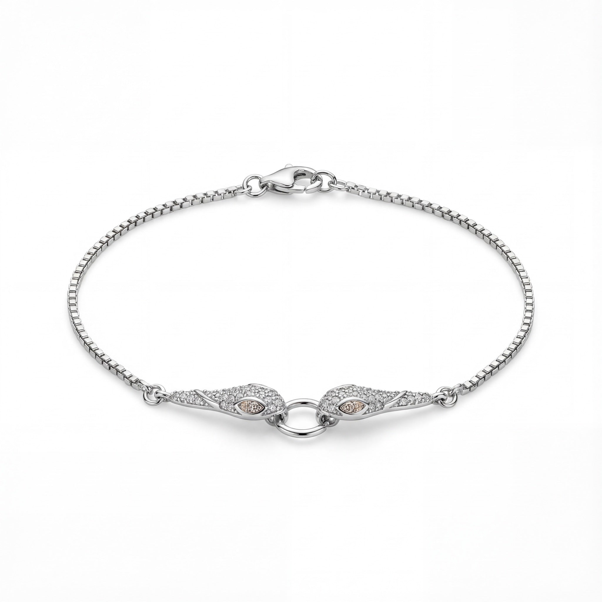 Twin Serpent Unity Bracelet