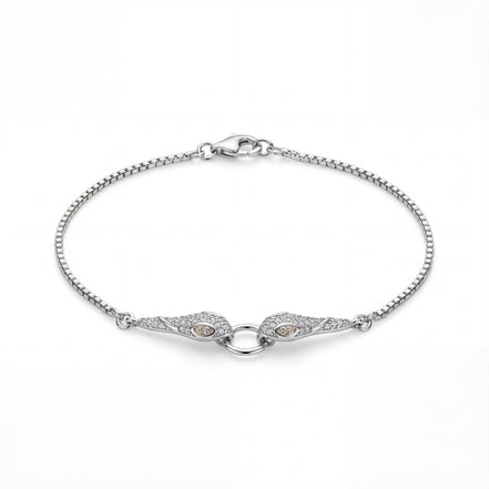 Twin Serpent Unity Bracelet