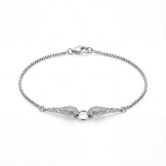 Twin Serpent Unity Bracelet