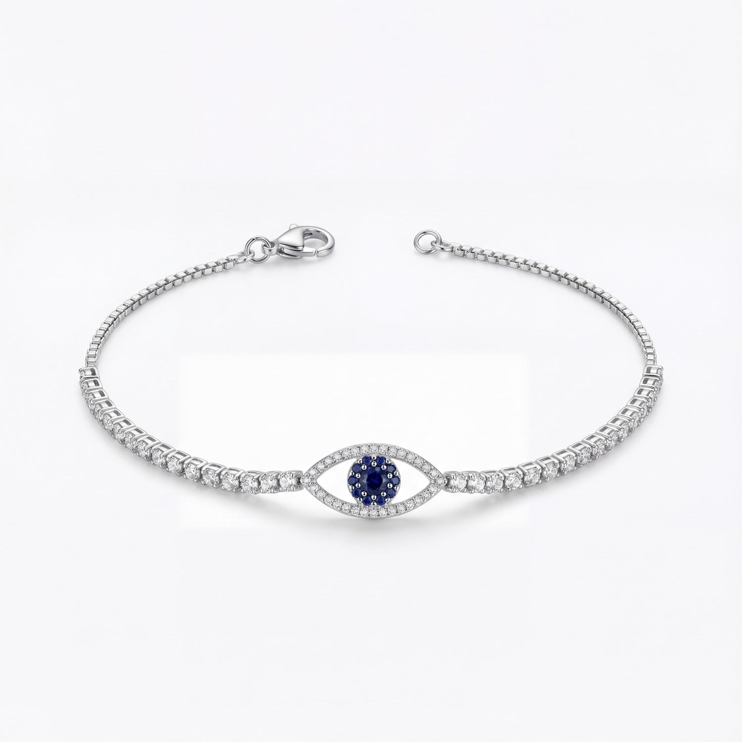 Sapphire Evil Eye Protection Bracelet