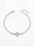 Diamond Pavé Clover Bracelet