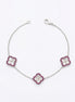 Pink Mother of Pearl Clover Bracelet