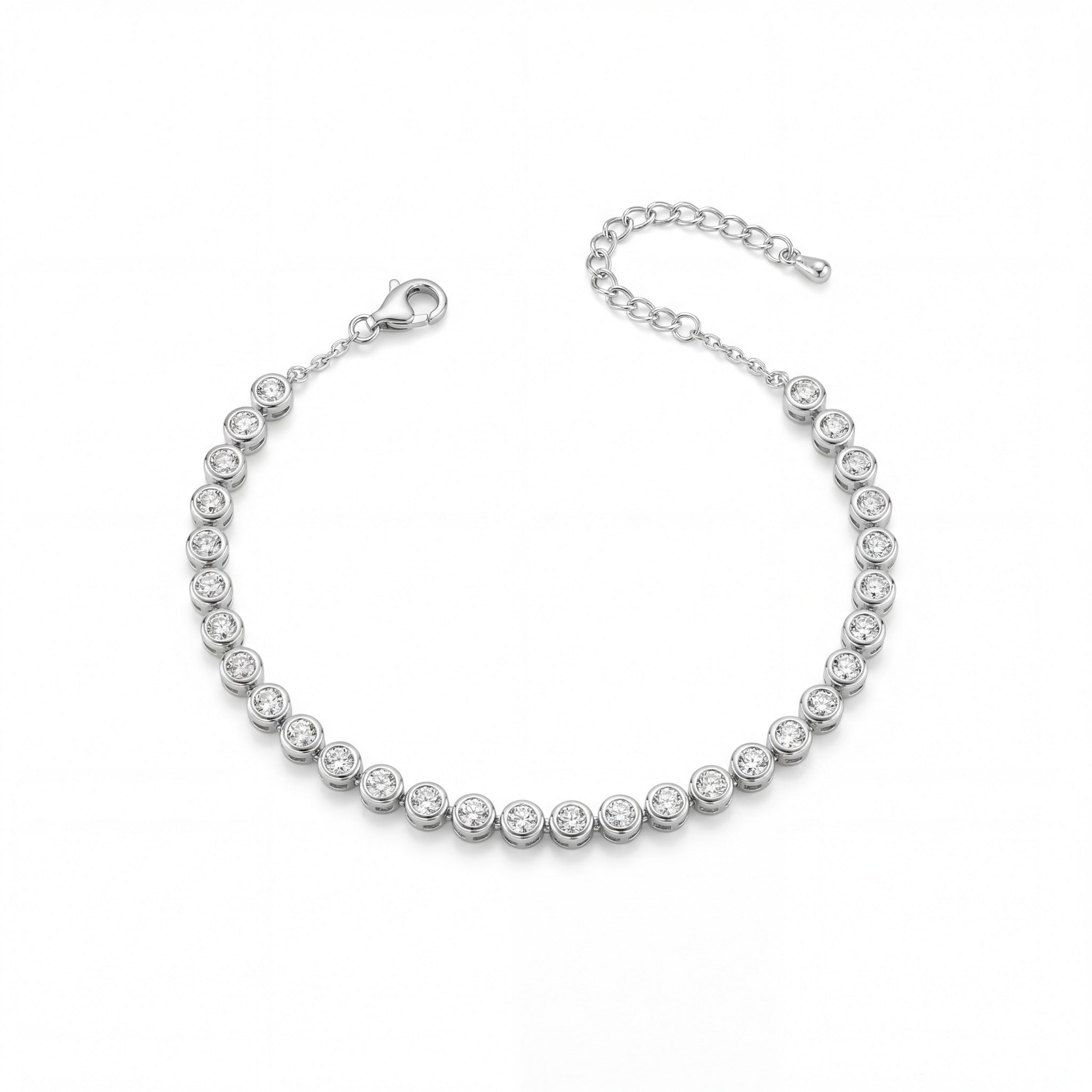 Classic Diamond Line Tennis Bracelet