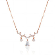 Pearl Cascade Elegance Necklace