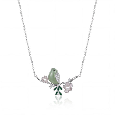 Enchanted Bird Garden Necklace