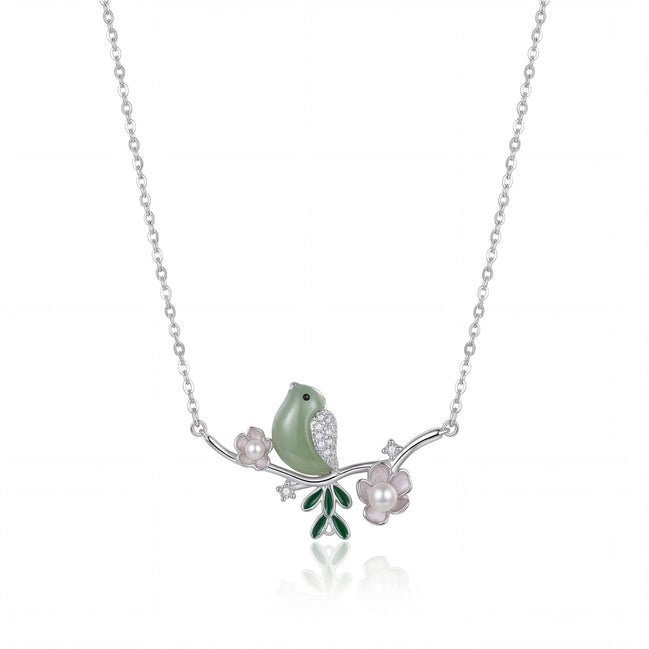 Enchanted Bird Garden Necklace
