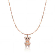Teddy Sparkle Charm Necklace