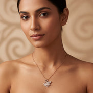 Royal Swan Diamond Necklace