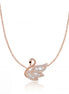Royal Swan Diamond Necklace