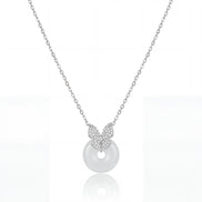 Butterfly Pearl Elegance Necklace