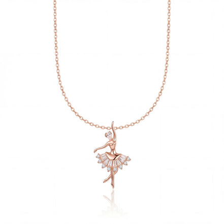 Ballerina Grace Pendant Necklace