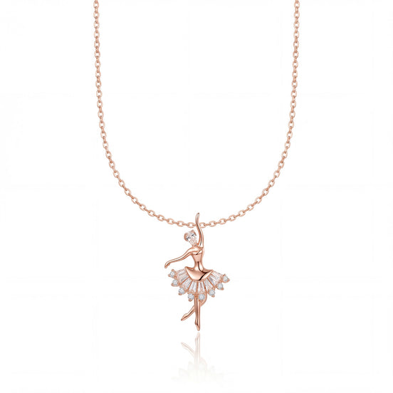 Ballerina Grace Pendant Necklace