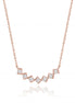 Zigzag Diamond Line Necklace