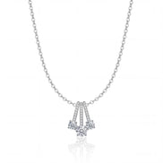 Triple Radiance Drop Necklace