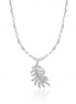 Pearl Leaf Elegance Necklace