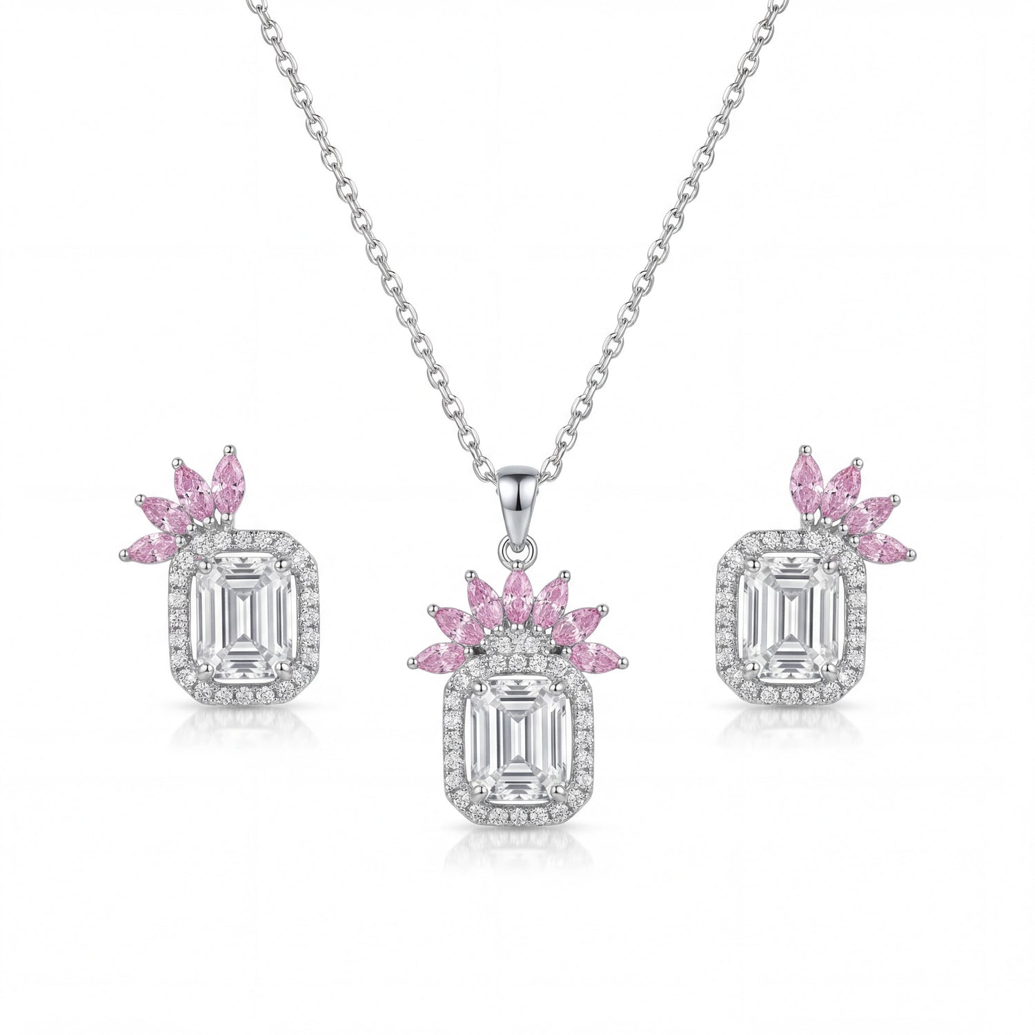 Pink Blossom Radiance Pendant Set