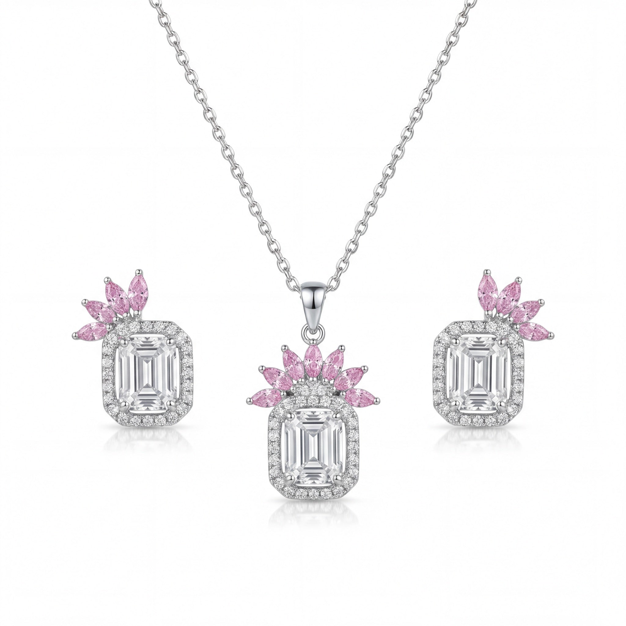 Pink Blossom Radiance Pendant Set