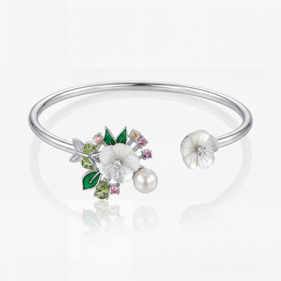 Garden Bloom Pearl Bracelet