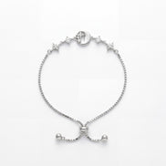 Celestial Moon & Star Slider Bracelet