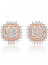 Rose Radiance Halo Studs