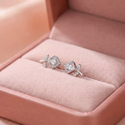 Elegant Bloom Diamond Studs
