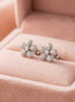 Sparkling Clover Diamond Studs