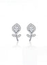 Elegant Bloom Diamond Studs