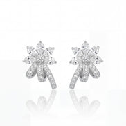 Rose Heart Trinity Studs