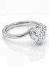 Heart Classic Solitaire Ring