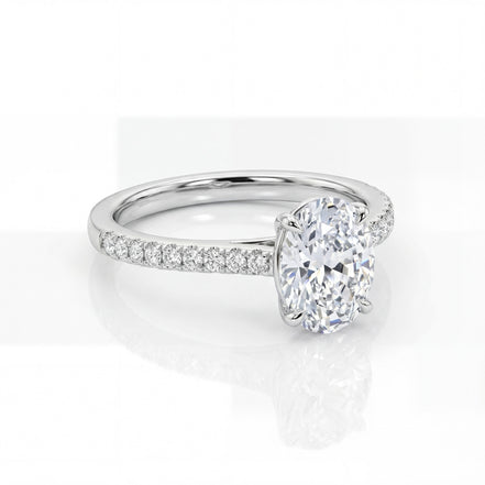 Luminara Oval Diamond Ring