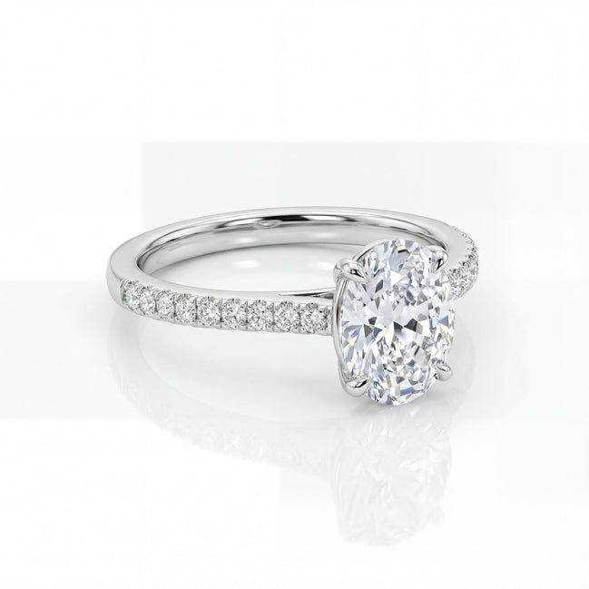 Luminara Oval Diamond Ring