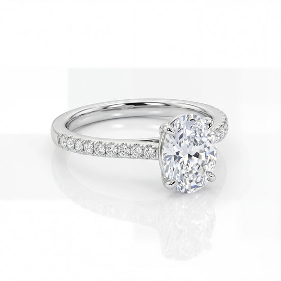 Luminara Oval Diamond Ring