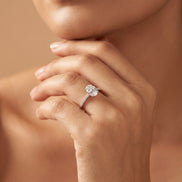 Luminara Oval Diamond Ring