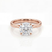Roselle Classic Round Solitaire Ring