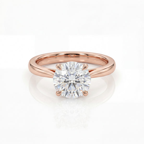 Roselle Classic Round Solitaire Ring