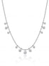 Diamond Drop Charm Necklace