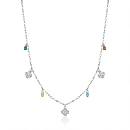 Clover Garden Charm Necklace