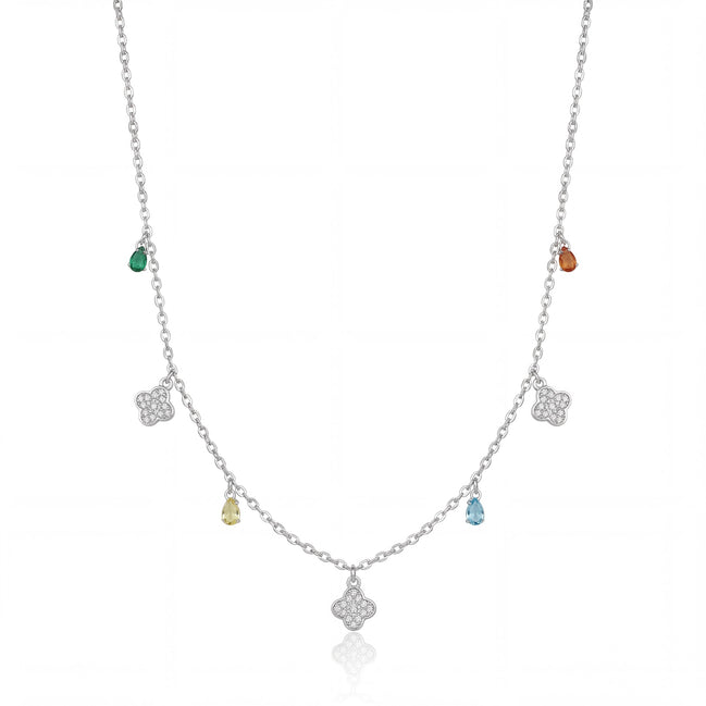 Clover Garden Charm Necklace