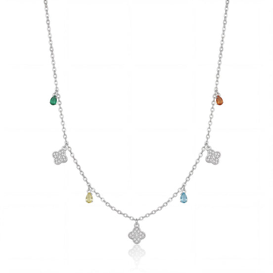 Clover Garden Charm Necklace
