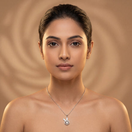 Bunny Radiance Pendant Necklace