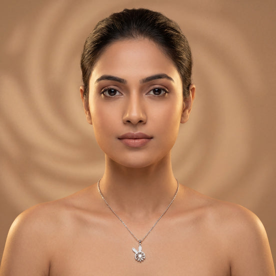 Bunny Radiance Pendant Necklace
