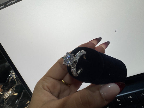 Star & Sapphire Trio Stack Ring