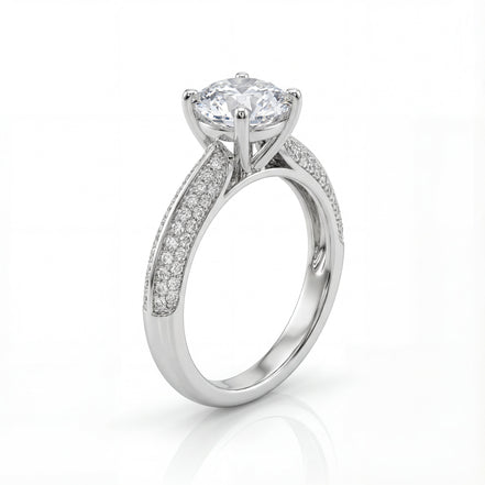 Star & Sapphire Trio Stack Ring