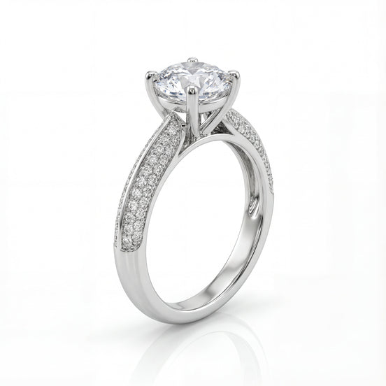 Star & Sapphire Trio Stack Ring