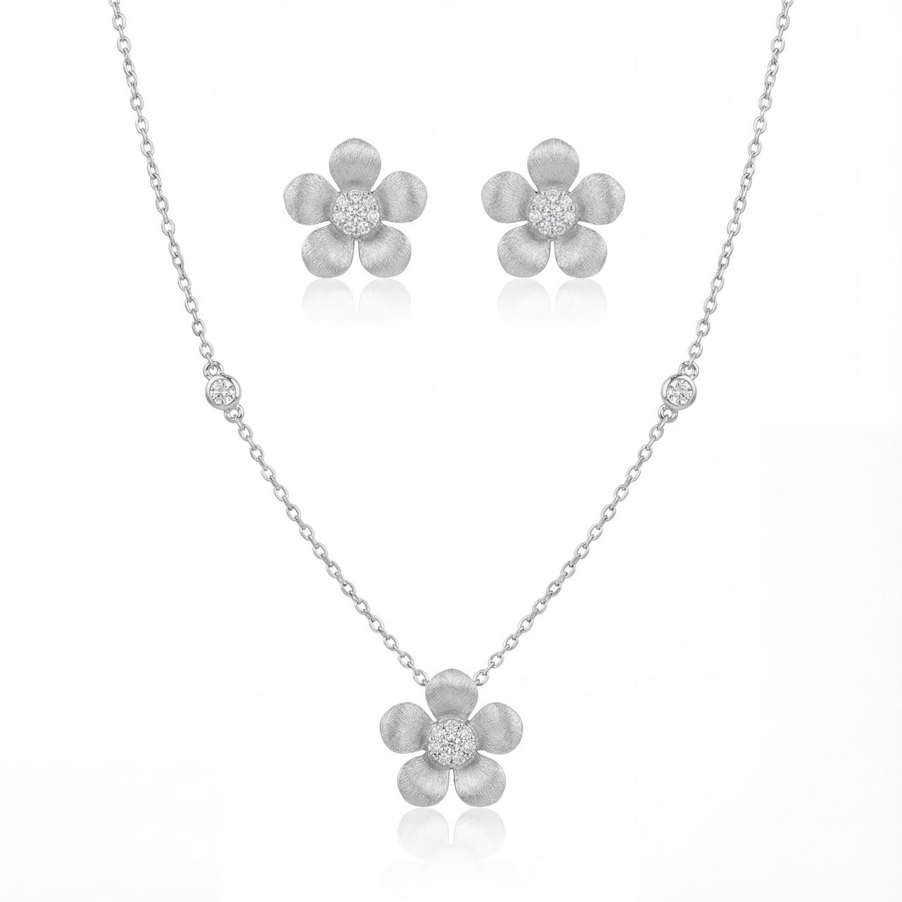 Silver Blossom Grace Set