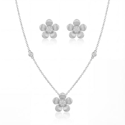 Silver Blossom Grace Set