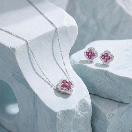 Ruby Clover Radiance Set